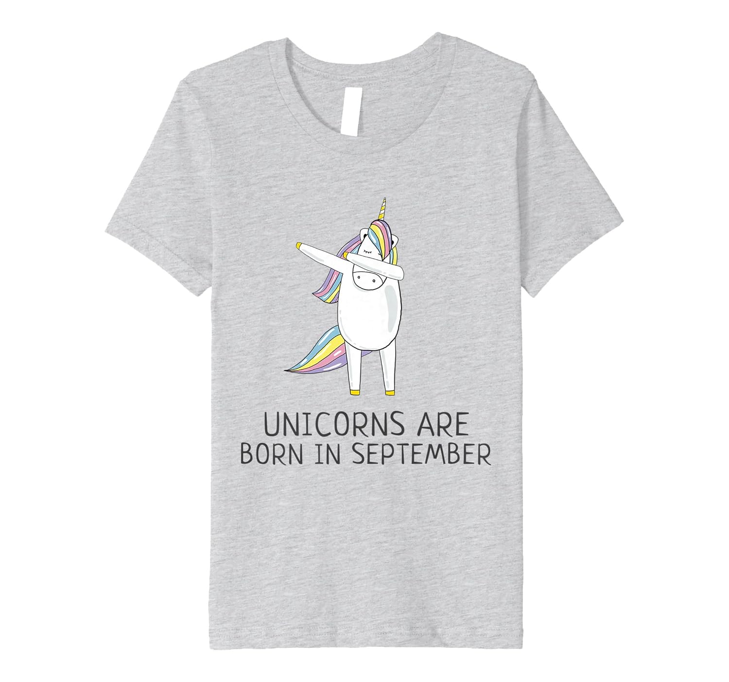 Unicorns Are Born In September T Shirt Dabbing Hip Hop Pose Teehay