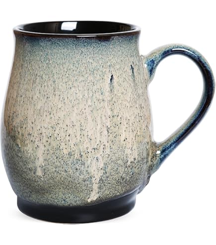 Amazon.com: Bosmarlin Extra Large Ceramic Coffee Mug, 26 Oz, Dishwasher and  Microwave Safe, Big Oversized Tea Cup, Reactive Glaze (Deep Blue) : Home &  Kitchen
