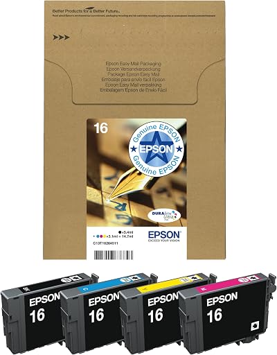 Epson 202 Kiwi Genuine Multipack 5 Colour Claria Premium Ink