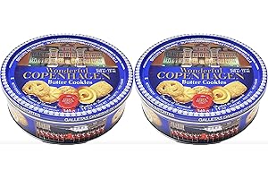 VALUBNDL: PREMIUM JACOBSENS WONDERFUL COPENHAGEN DANISH BUTTER COOKIES TIN - Biscuit Shortbread Delicious, Authentic, and Cla
