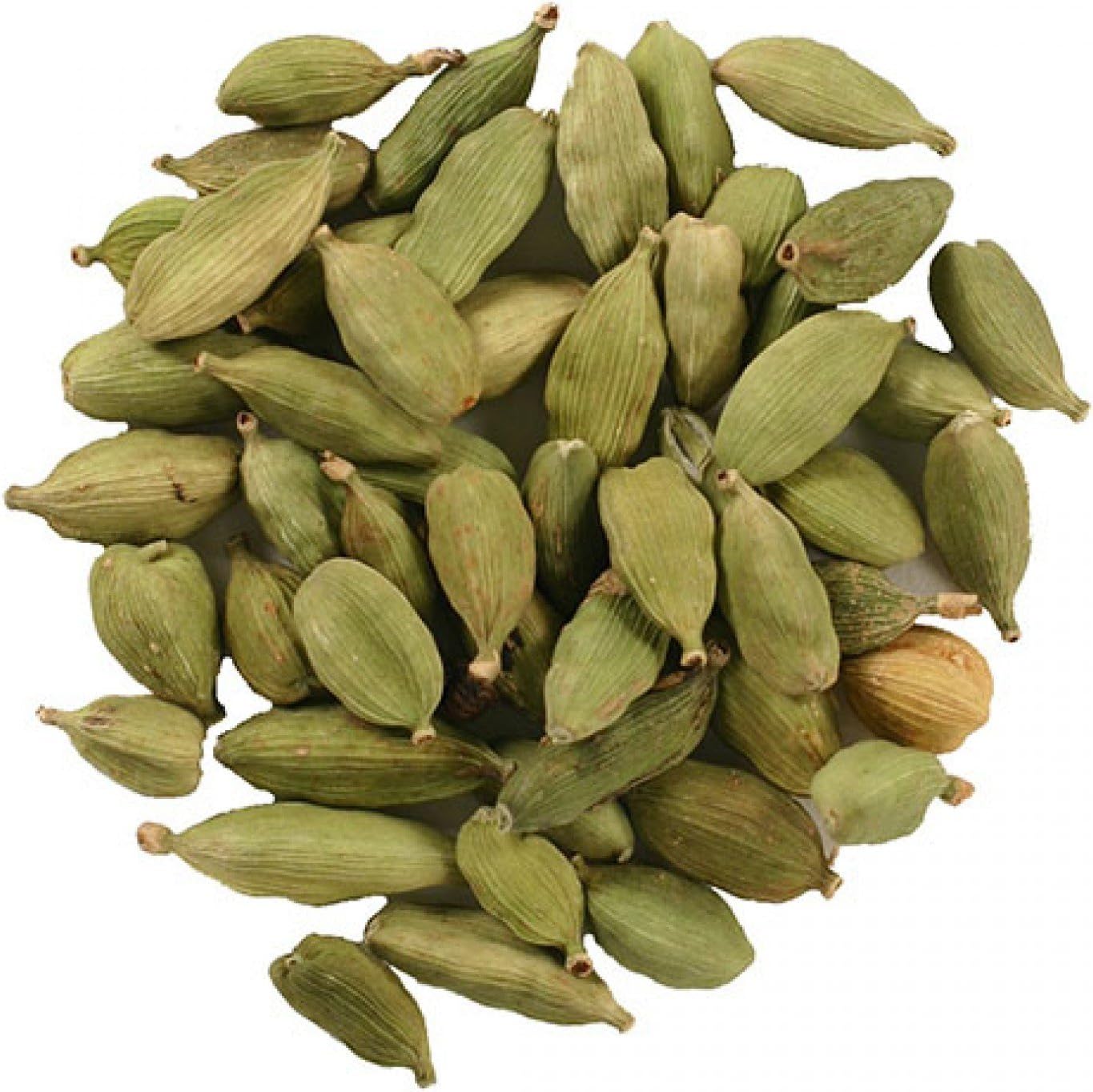 Whole Cardamom Pods/Seeds (Cardamomo) (1 oz, 2 oz, 4 oz, 8 oz, 1 lb, & 2 lbs) (2 OZ)