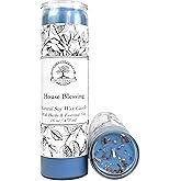 House Blessing 7 Day Soy Herbal & Scented Spell Candle with Herbs and essentil Oils. Wiccan Pagan Conjure Hoodoo Magick