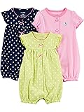 Simple Joys by Carter's Baby Girls' 3-Pack Snap-up