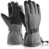 MCTi Waterproof Mens Ski Gloves Winter Warm 3M Thinsulate Snowboard Snowmobile Cold Weather Gloves