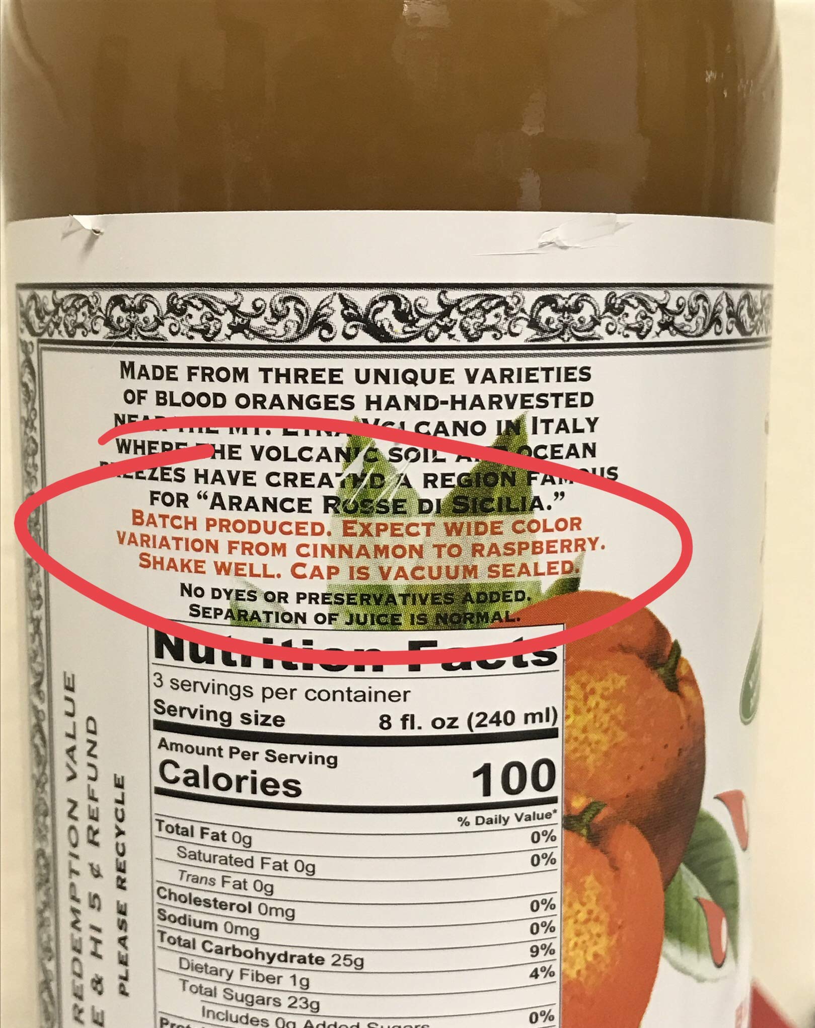 Volcano Juice Blood Orange Organic 25 Fl Oz Desertcart Seychelles