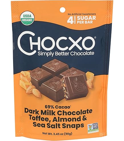 Amazon.com: Chocxo, Organic Dark Chocolate Peppermint Cup, 3.45