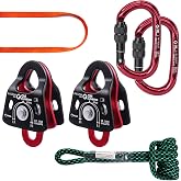 GM CLIMBING Haul Kit for 5:1 Mechanical Advantage Pulley Hauling Tensioning Load Releasing System Block and Tackle