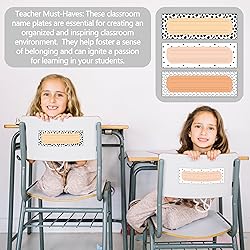 30 Name Tags for Classroom Cubbies, 3x9 in Cow