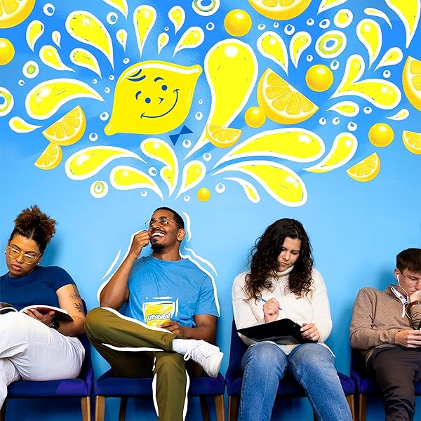 LEMONHEAD HARD LEMON CANDY, REFRESHINGLY CITRUS, RESEALABLE BAG, 12 OZ