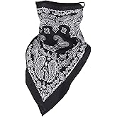 RIDEIWAKE Bandana Neck Gaiter Balaclava Face Scarf Mask Quick-Dry Half Masks for Women Men UV Sun Protection