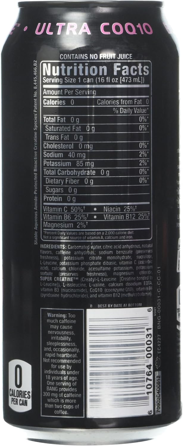 Amazon Com Vpx Bang Rtd Cotton Candy 16 Fl Oz 12 Count Health Personal Care
