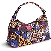 Vera Bradley womens Premium Cotton Roxbury Crescent Shoulder Bag