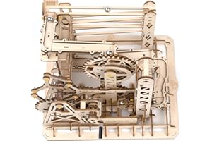 ROKR Marble Run 3D Wooden Puzzles Model Building Kits for Adults - Educational Project Brain Teaser, DIY Crafts for Adults & Kids (Ladder)