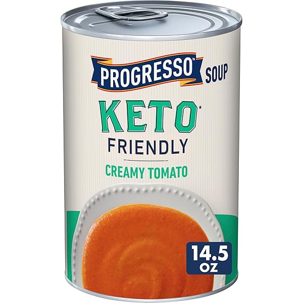 PROGRESSO KETO-FRIENDLY CREAMY TOMATO CANNED SOUP, READY TO SERVE, 14.5 OZ.