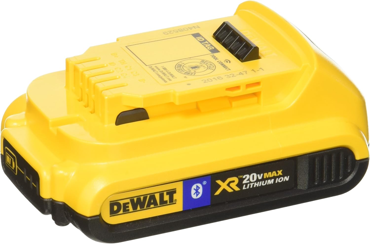 DEWALT DCB203BT-2 20V MAX 2Ah Compact Battery with Blue Tooth (2 Pack)