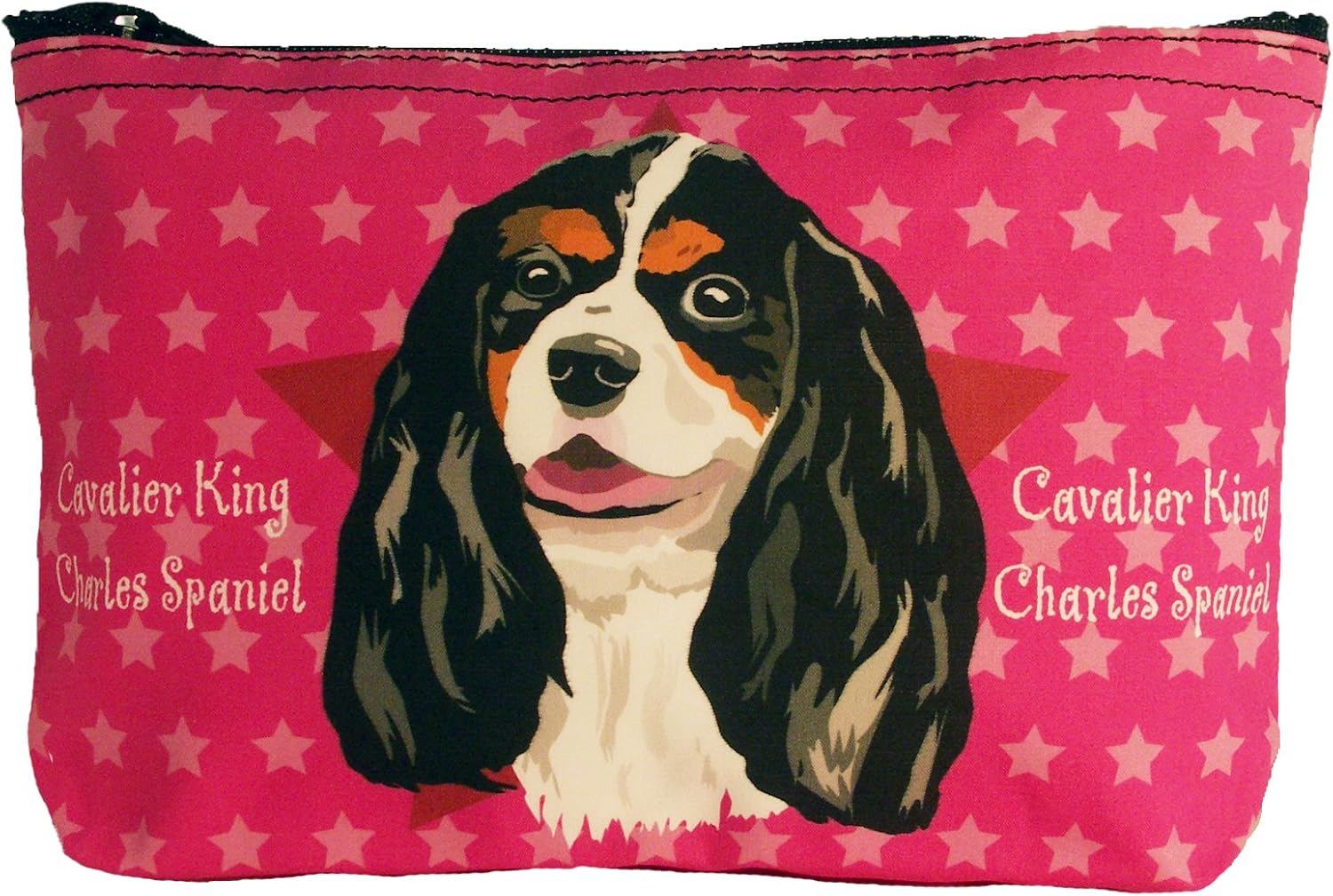 Amazon イラストポーチ キャバリア トライ ピンク シュワンツ ペット用品 通販