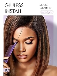 LUVME HAIR Bob Wig 100% Human Hair Wigs Glueless