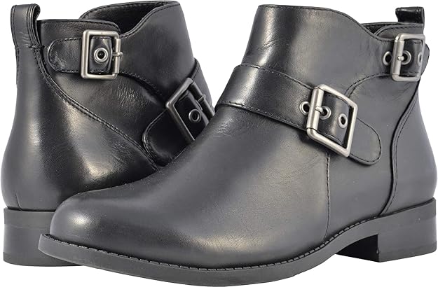 Amazon.com | Vionic Women's Country Logan Ankle Boot Black 5M US | Ankle & Bootie