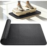 Double-Sided Non-Slip Vibration Plate Mat, Anti Vibration Mat | Reduces Noise &amp; Vibration, Protects Hardwood Floor &amp; Carpet, Exercise Equipment Mat For Whole Body Vibration Platform Machine