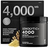 Fisetin Supplement – Senolytic Supplement Ultra High Potency 4,000mg with Quercetin, Curcumin 97%, Apigenin & Milk Thistle – High Strength Blend – Third-Party Lab Tested – 3 Month Supply