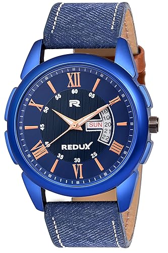 Redux Analogue Blue Dial Day and Date Mens Watch RWS0230S