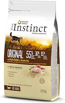 True Instinct Original Nature S Variety Croquettes Pour Chat Adulte Avec Poulet Frais 1 25kg Amazon Fr Animalerie