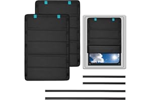 MIYABALA RV Window Shade,Foldable Blackout RV Door Window Cover for Sun Shades UV Rays Protection, Waterproof Durable Oxford RV Accessories Fit Most RV Camper Door Window…