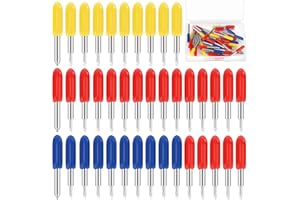 60 PCS 3rd Party Accessory Blades for Cricut, Luxiv Replacement Blade for Explore Air 2 Air, 45°Blade 30°Cricut Replacement Blade for Expression 60° Cutting Blades (60)