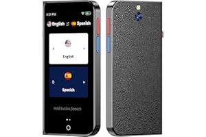 FLTIDUNDI Language Translator Device, ChatGpt AI Translator, Instant Two-Way Voice Translation in 139 Languages, No WiFi Needed Real-Time Translation, Voice/Photo/Recording/Offline for Business Study Travel