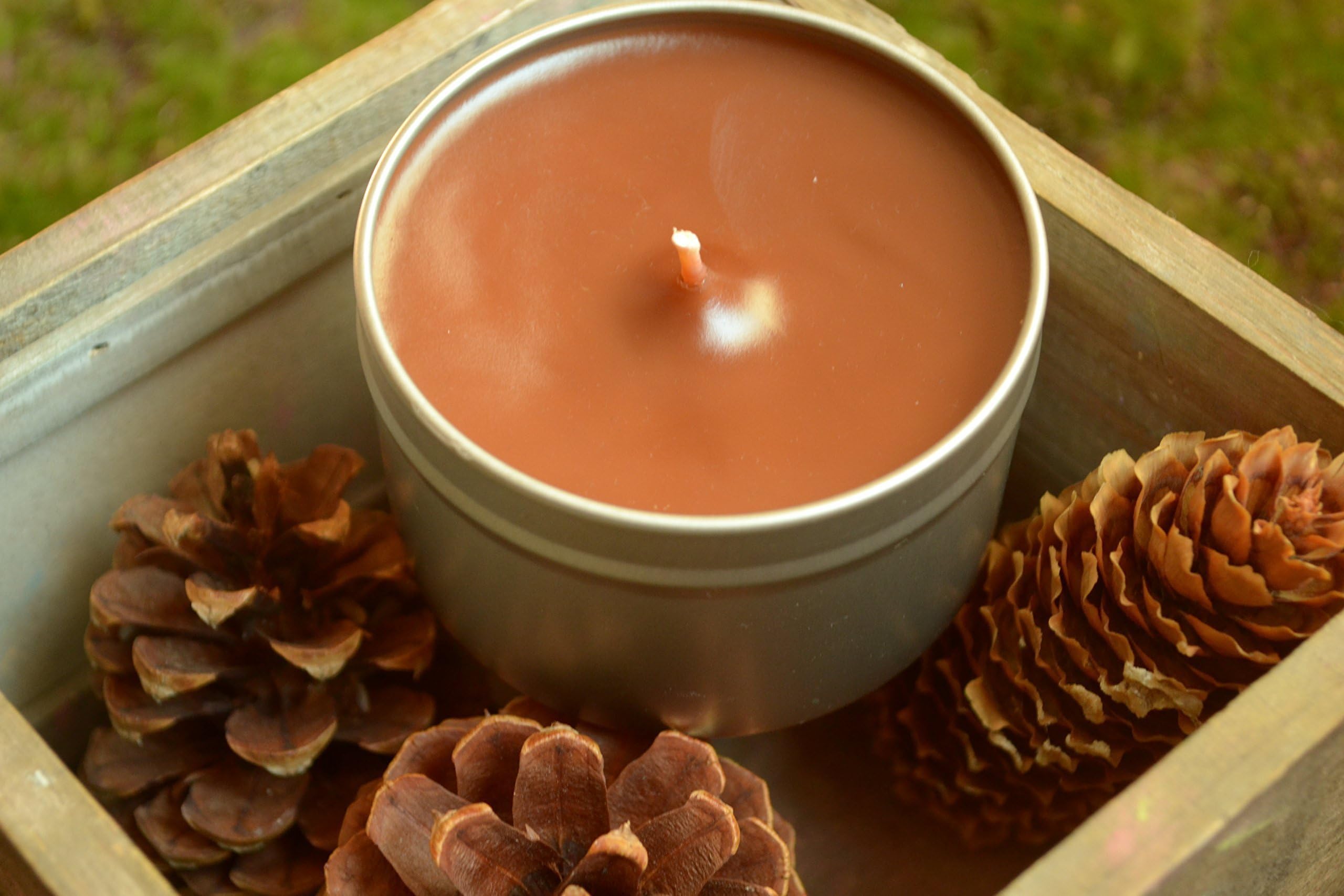 Campfire Soy Candle Tin with Lid