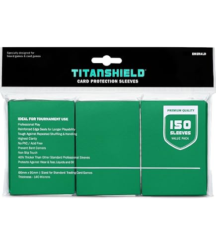 Amazon.com: Ultra Pro Standard Solid Green Deck Protector Sleeves