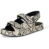 Amazon Essentials Women's Adjustable Triple Strap Flat Platform Sandal