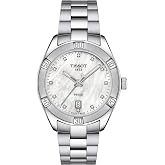 Tissot PR 100 Sport Chic, Swiss Quartz, 36mm, Mother-of-Pearl Dial with Diamonds, Women's Watch