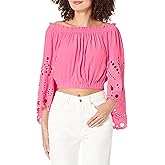 Ramy Brook Women's Kory Off Shoulder Embellished Top