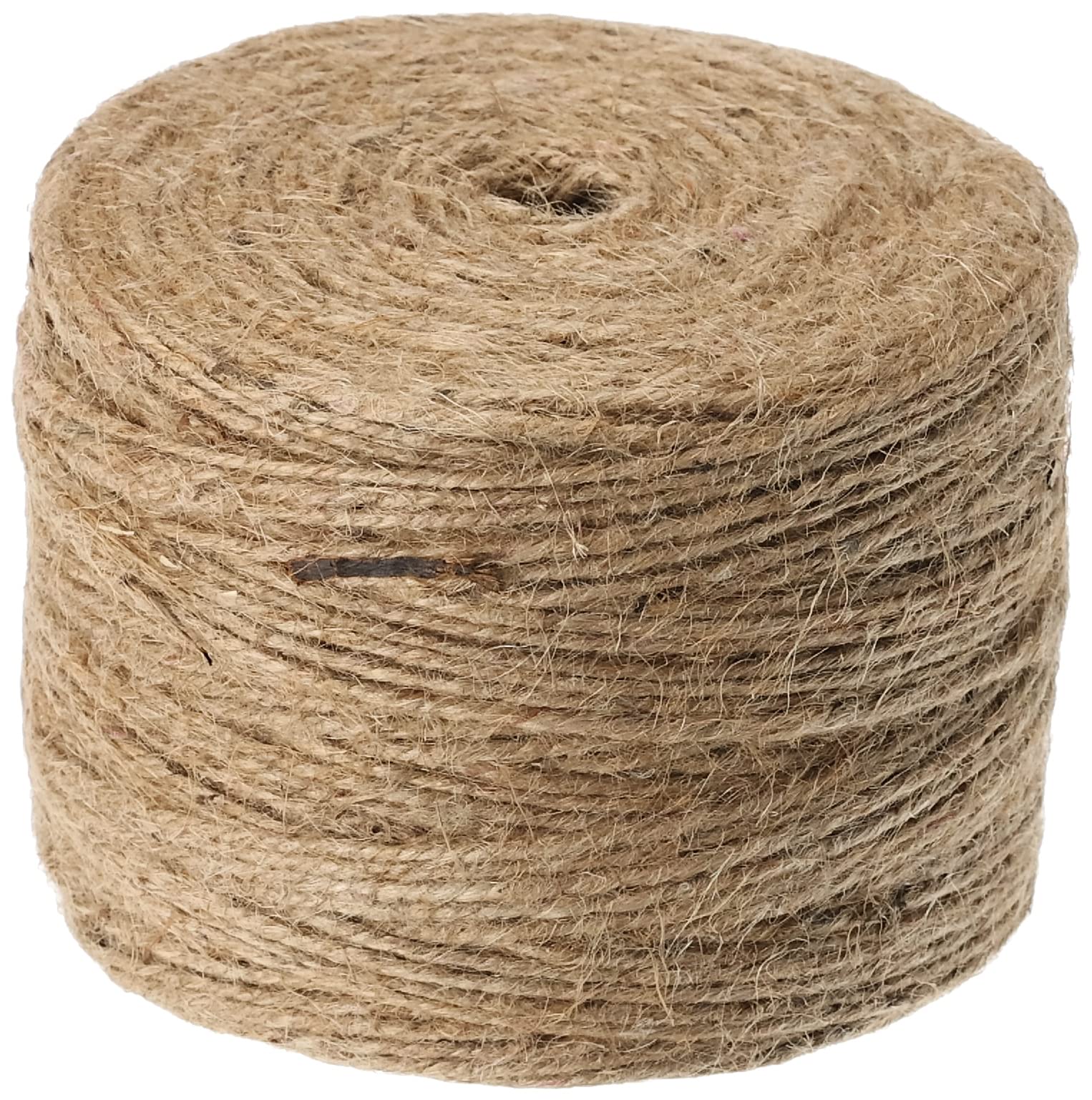 Rayher 4200331 Jute Twine 3Ply, Jute String for Craft, Floristry and Decorations, Diameter 3.5 mm, Length 280 m, natural