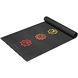 Gaiam Premium Print Yoga Mat, Extra Thick Non Slip Exercise & Fitness Mat for All Types of Yoga, Pilates & Floor Exercises