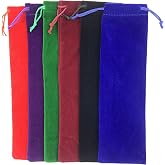 Palmhomee Pack of 12 3x10 Inch Velvet Drawstring Bags Gift Bag Velvet Pouch For Jewelry Wedding and Party Favor (Mixed Colors)