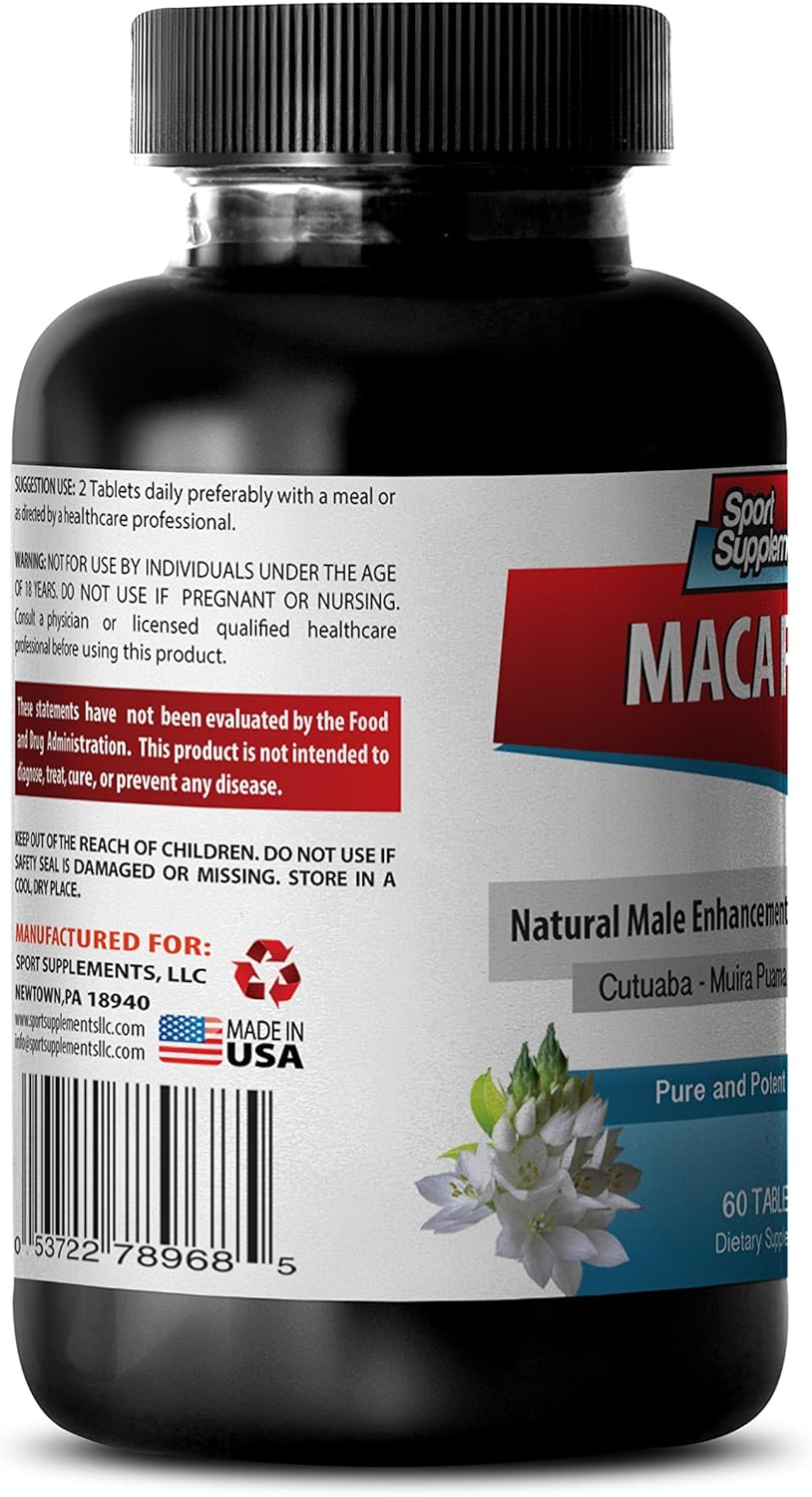 Catuaba and Muira puama - Maca Plus Complex - Promotes Healthy (2 Bottles - 120 Tablets): Health & Personal Care