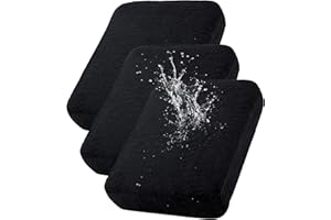 KELUINA 100% Waterproof Couch Cushion Covers, Stretch Leaf Jacquard Sofa Seat Cushion Slipcovers Washable Furniture Protector for Armchair Loveseat Sofa Chaise (Black,3)