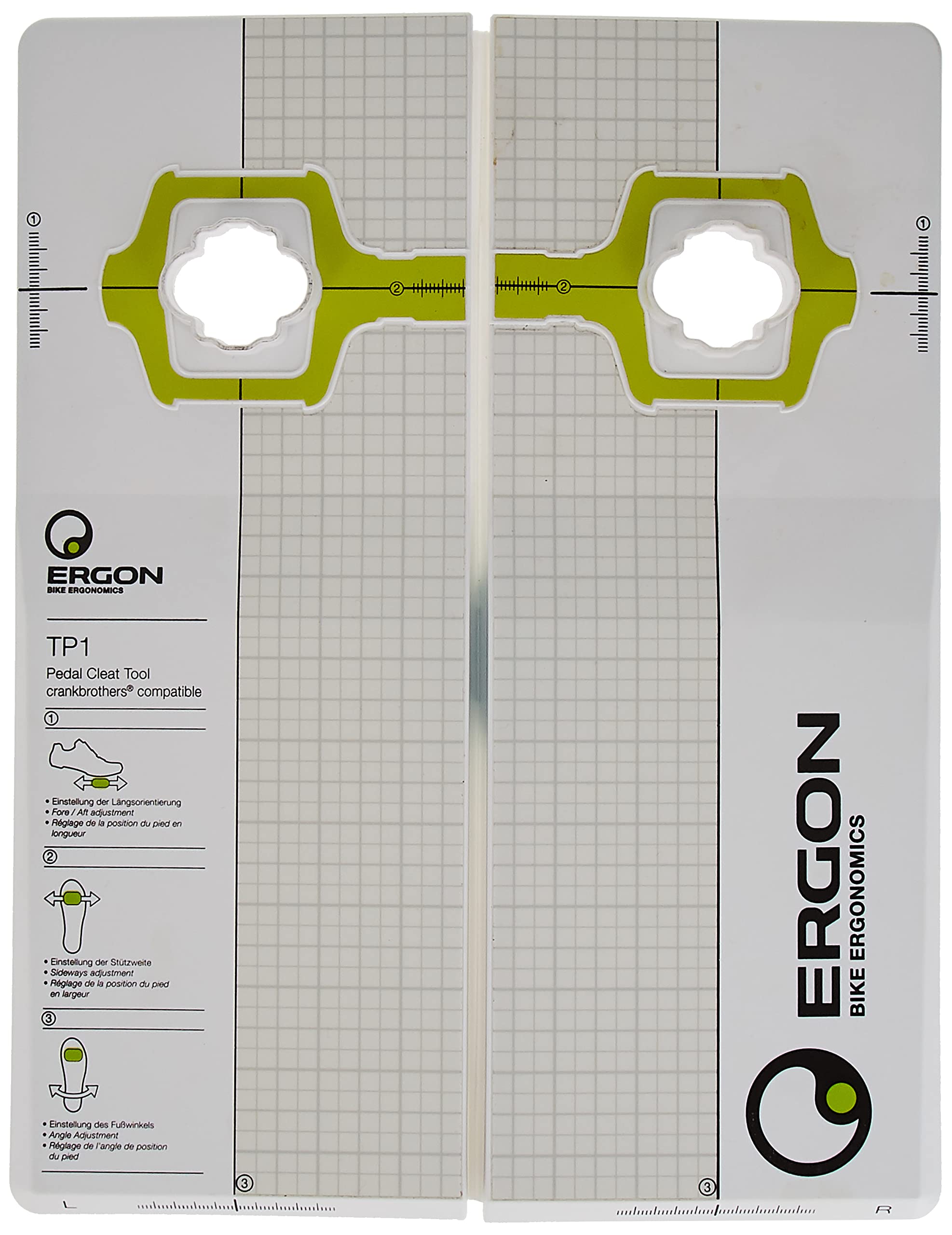 ERGON TP1 Bike-hand-tools for Crank Brothers Cleat Adjustment, Polypropylene (PP), Black