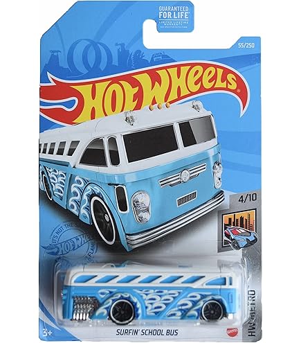 Amazon.com: Hot Wheels VW Drag Bus #5 of 6 / Real Riders