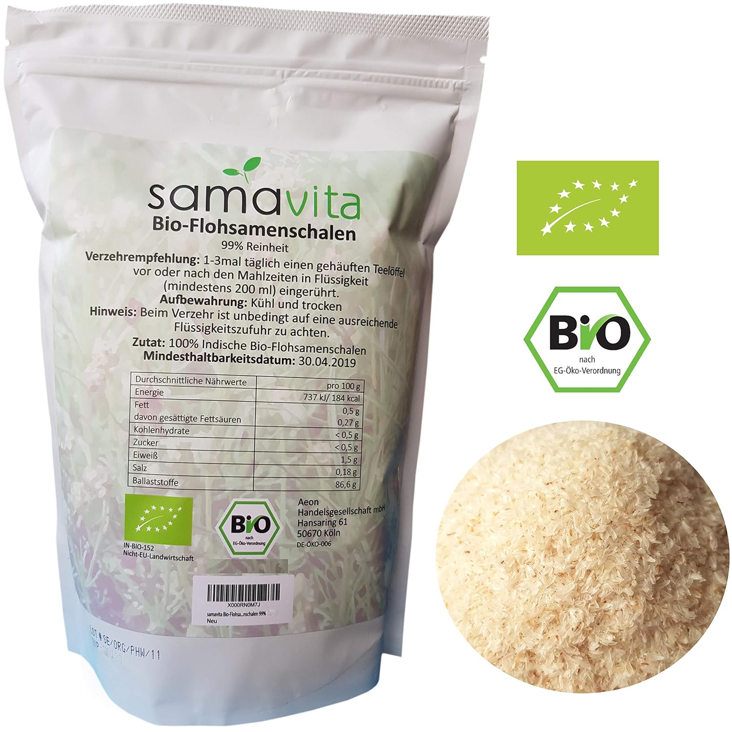 Bio Flohsamenschalen 1 Kg 99 Reinheit Ganz Naturbelassen bio-flohsamenschalen-1-kg-99-reinheit-ganz-naturbelassen
