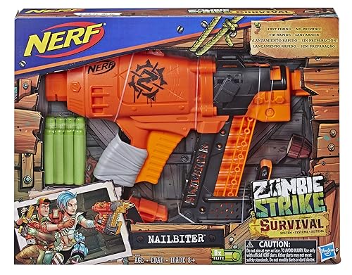 Nerf Nailbiter Zombie Strike Toy Blaster – Official Zombie