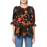 Mud Pie Womens Mud Pie Womens Pierce Flounce Top