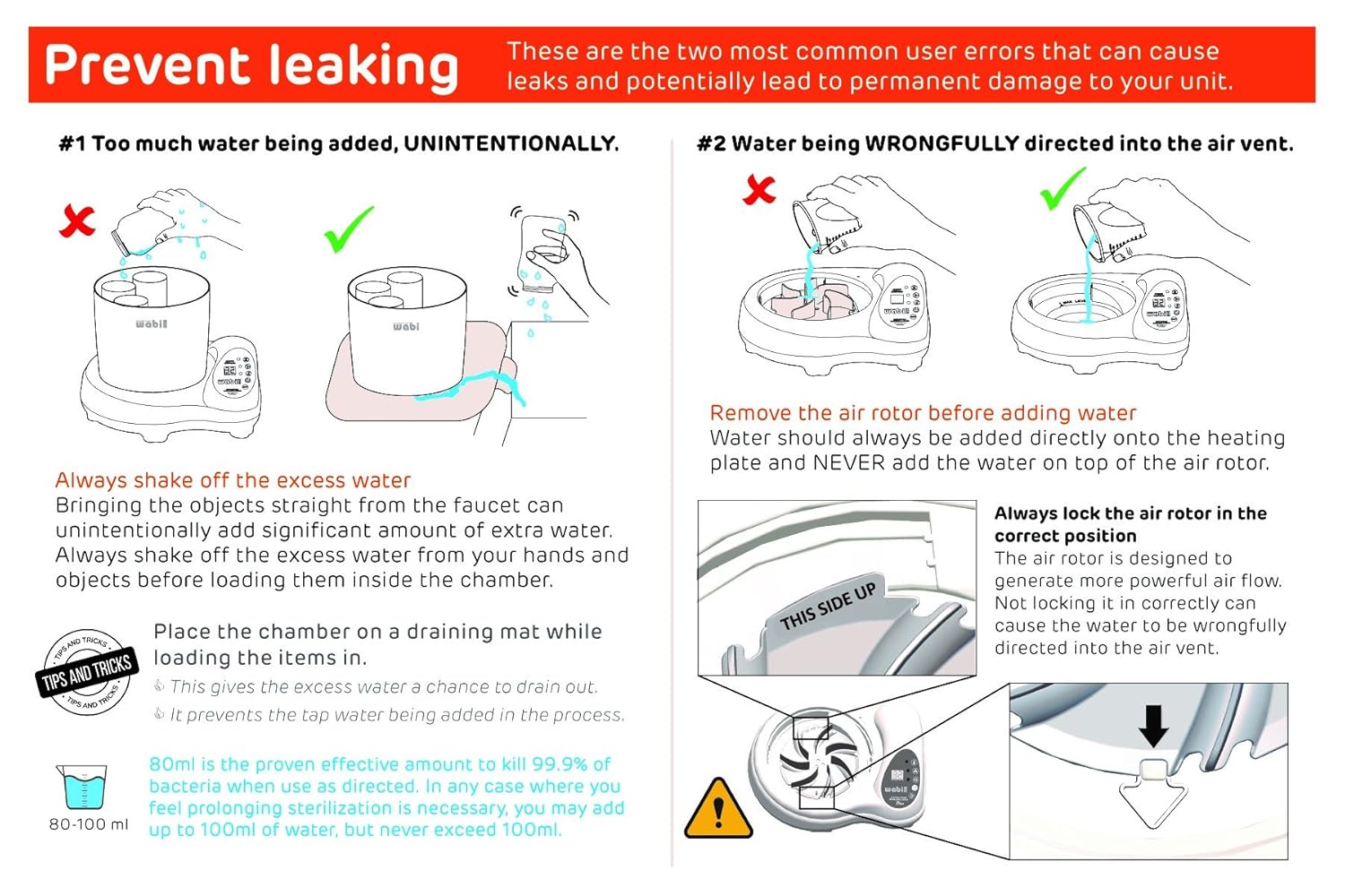 wabi electric steam sterilizer and dryer