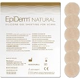 Epiderm Silicone Scar Circles, Reusable Silicone Patches for Face, 6-Pack | Professional-Grade, Targeted Scar Treatment, Small Adhesive Silicone Scar Patches for Keloid, Surgical &amp; Acne Scars, Washable
