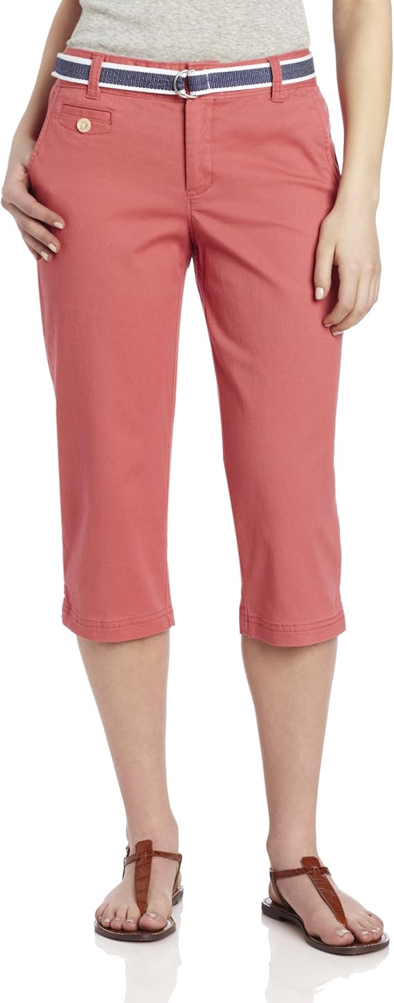 Dockers Women's Petite Soft Capri Pant, Bohemian Blossom, 12 at Amazon