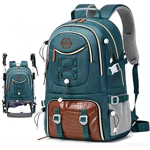 Spacious And Lightweight Outdoor Travel Backpack Featuring a Shoe Compartment - Ideal for Hiking, Camping, And (blue)