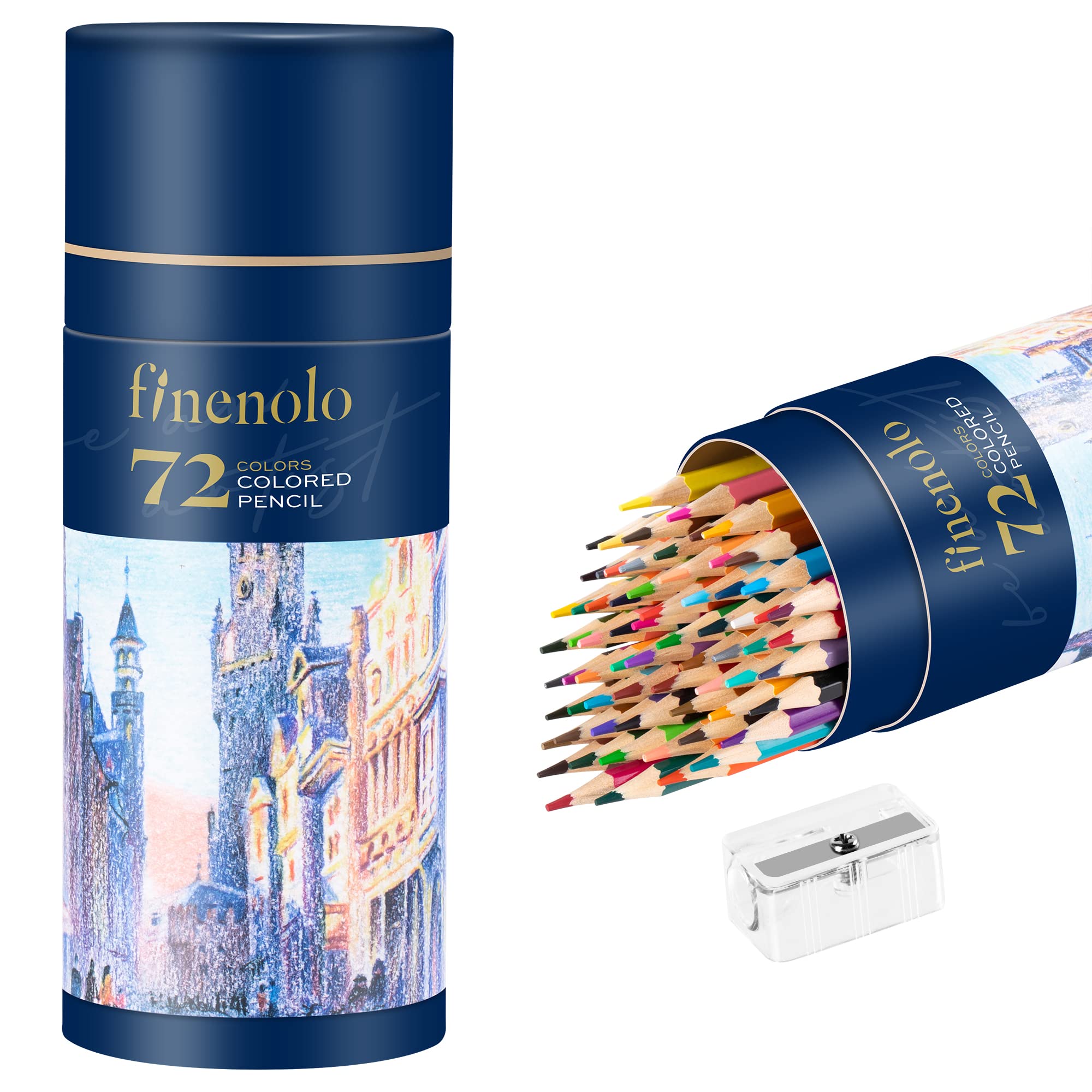 finenolo 72 Colored Pencils for Adult Coloring