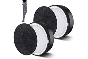 I clean LEVOIT LV-H132 Air Purifier Replacement Filters,Compatible with Levoit LV-H132, 2Packs Air Purifier HEPA and Activate